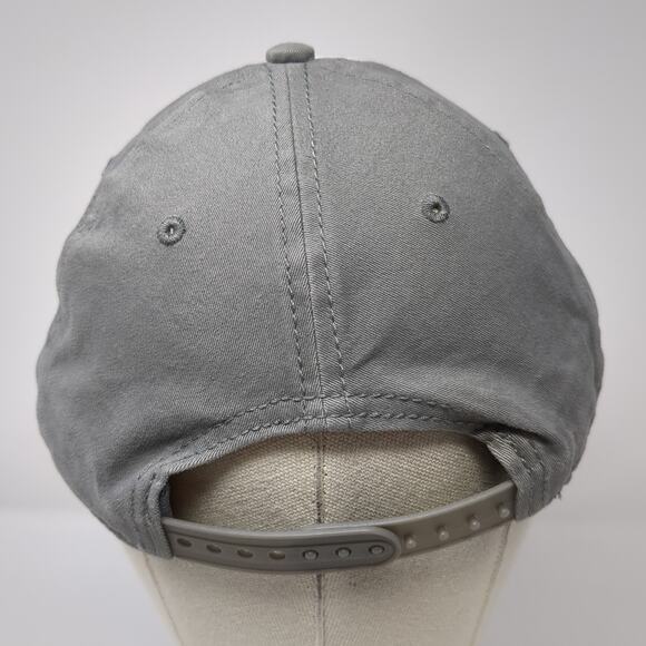 Under Armour Snapback Cap Gray One Size Adjustable Embroidered Vented Holes - Picture 7 of 10